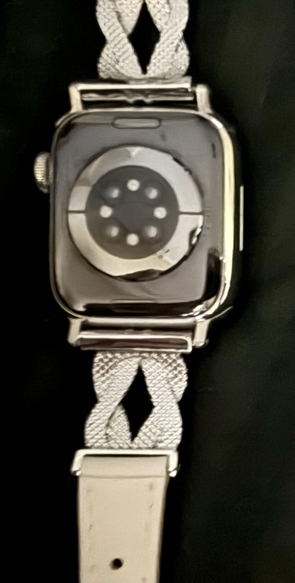 Apple Watch Series 8 [GPS, 45mm] - Midnight Aluminum Case with Midnight Sport Band, M/L (Renewed) customer photo 1