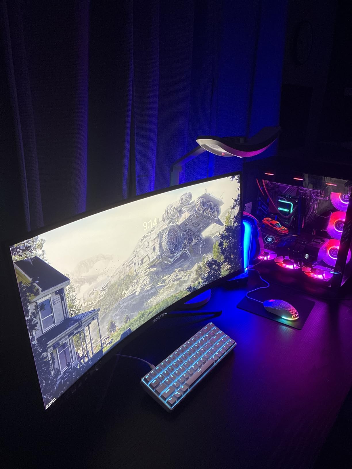 Sceptre 34-Inch Curved Ultrawide WQHD Monitor (3440 × 1440), R1500, up to 180Hz/165Hz, DisplayPort x2, 99% sRGB, 1ms, Built-in Speakers, Machine Black, 2025 (C345B-QUT168) customer photo 2