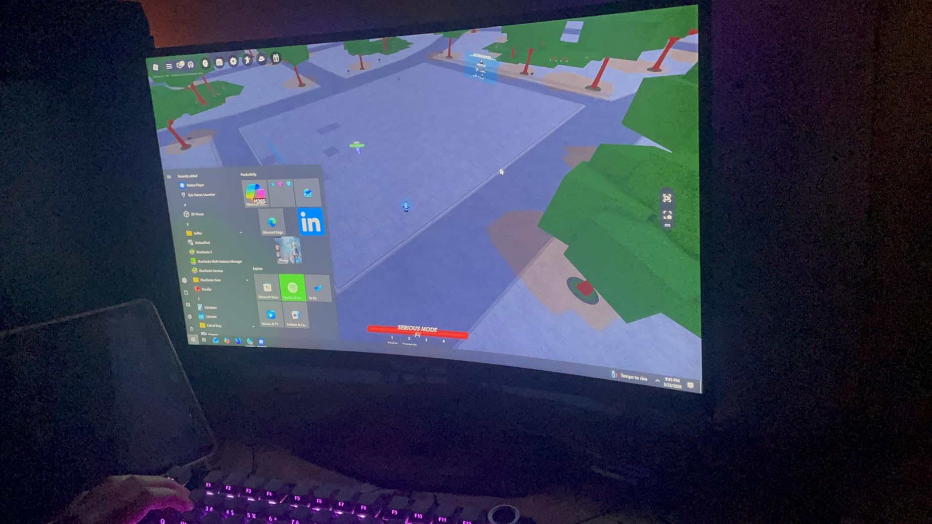 Sceptre Curved 24.5-inch Prime Gaming Monitor up to 240Hz 1080p R1500 1ms DisplayPort x2 HDMI x2 Blue Light Shift Build-in Speakers, Machine Black 2025 (C255B-FWT240 Series) customer photo 1