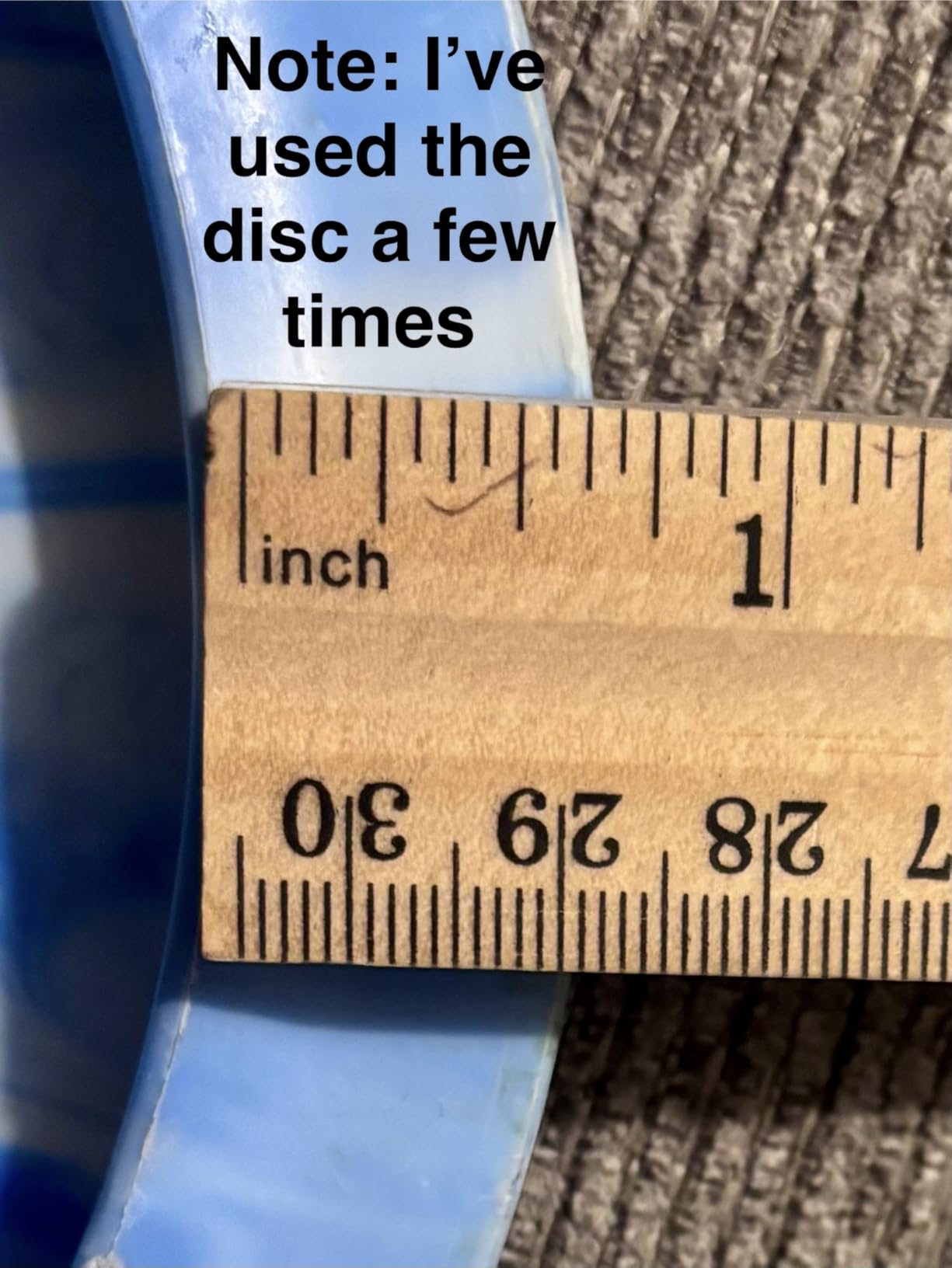 Dynamic Discs Latitude 64 Retro Burst Sapphire | Beginner Friendly Disc Golf Driver | Easy to Throw Control Distance Driver Disc Golf Discs | 160g and Under | Stamp Color May Vary customer photo 2
