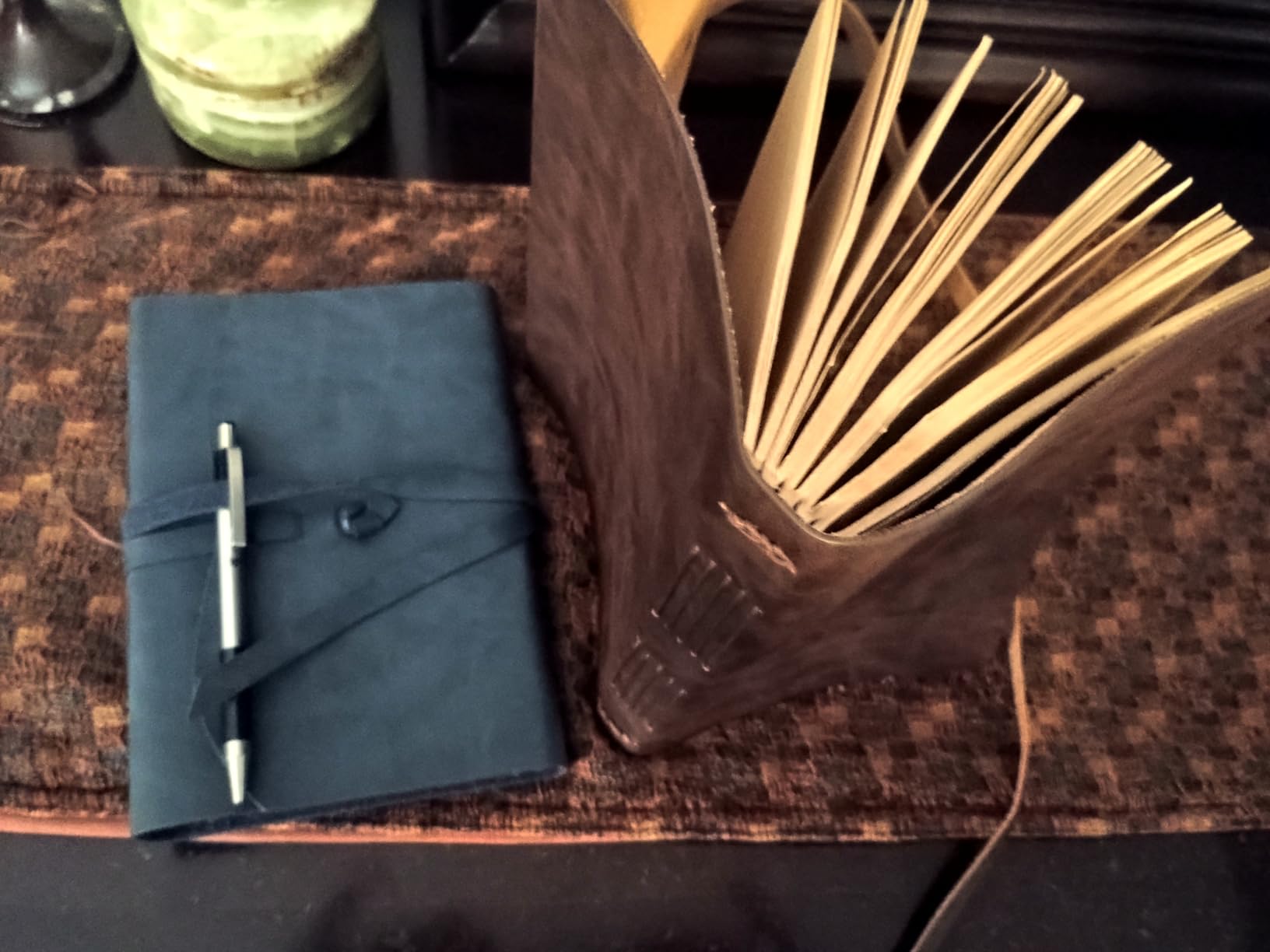 Leather Journal Notebook - Genuine Leather Journals for Writing 260 Pages 5x7.1 Inches Vintage Journal For Man and Women Gifts For Man Artist,Travel Journal,Brown customer photo 1