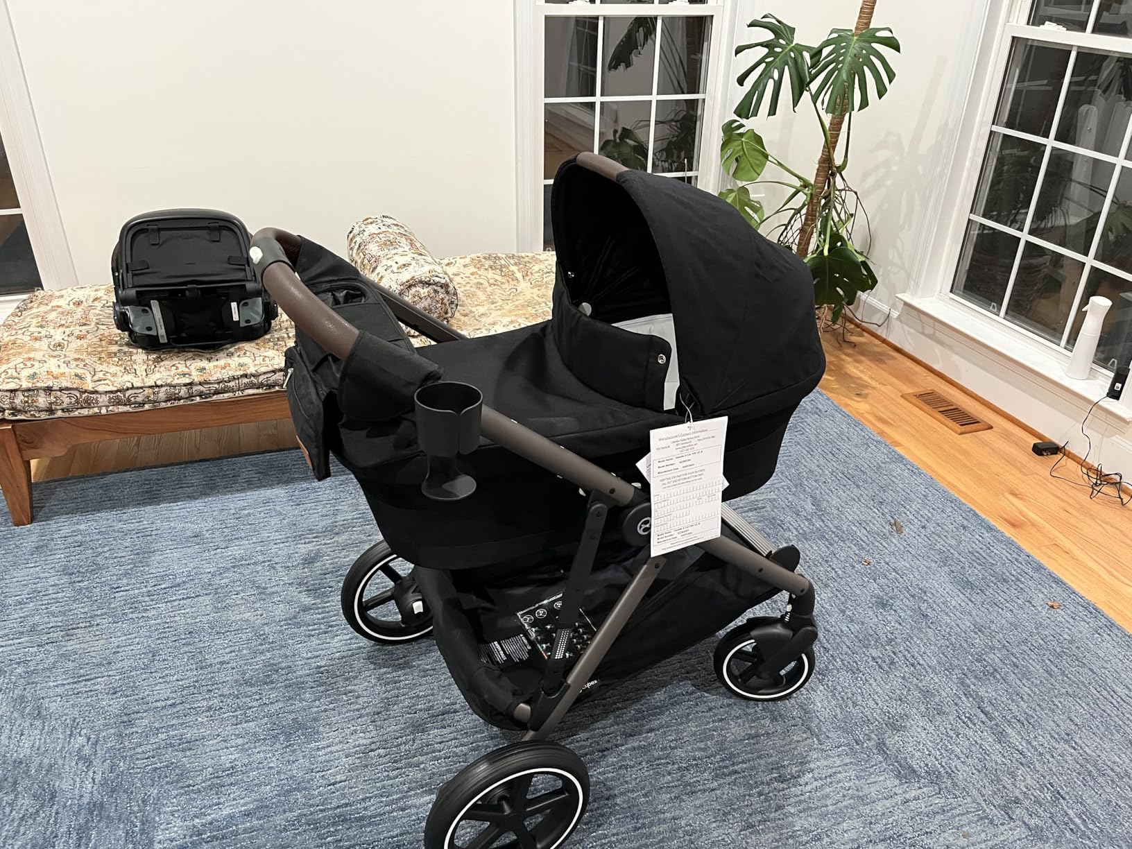 Cybex Gazelle S All-in-One Toddler and Baby Stroller with Over 20 Modular Configurations, Ergonomic Near-Flat Recline, Shopper Basket, and Compact Fold, Moon Black, Silver Frame customer photo 1