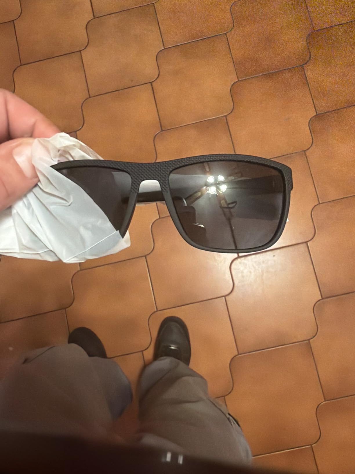 KALIYADI Polarized Sunglasses for Men, Lightweight Sun Glasses with UV Protection for Driving Fishing Golf customer photo 1