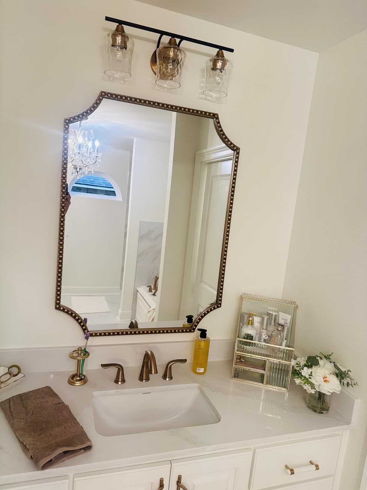 Arched Wall Mirror for Bathroom, 30