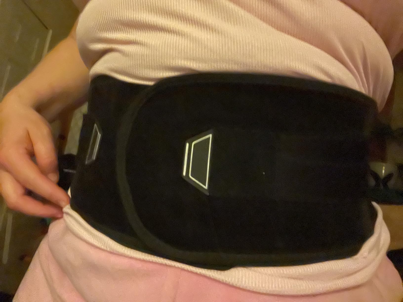 FREETOO Back Brace for Lower Back Pain Relief with Pulley System, Lumbar Support Belt for Men & Women with Lumbar Pad, Ergonomic Design and Soft Breathable 3D Knit Material customer photo 2