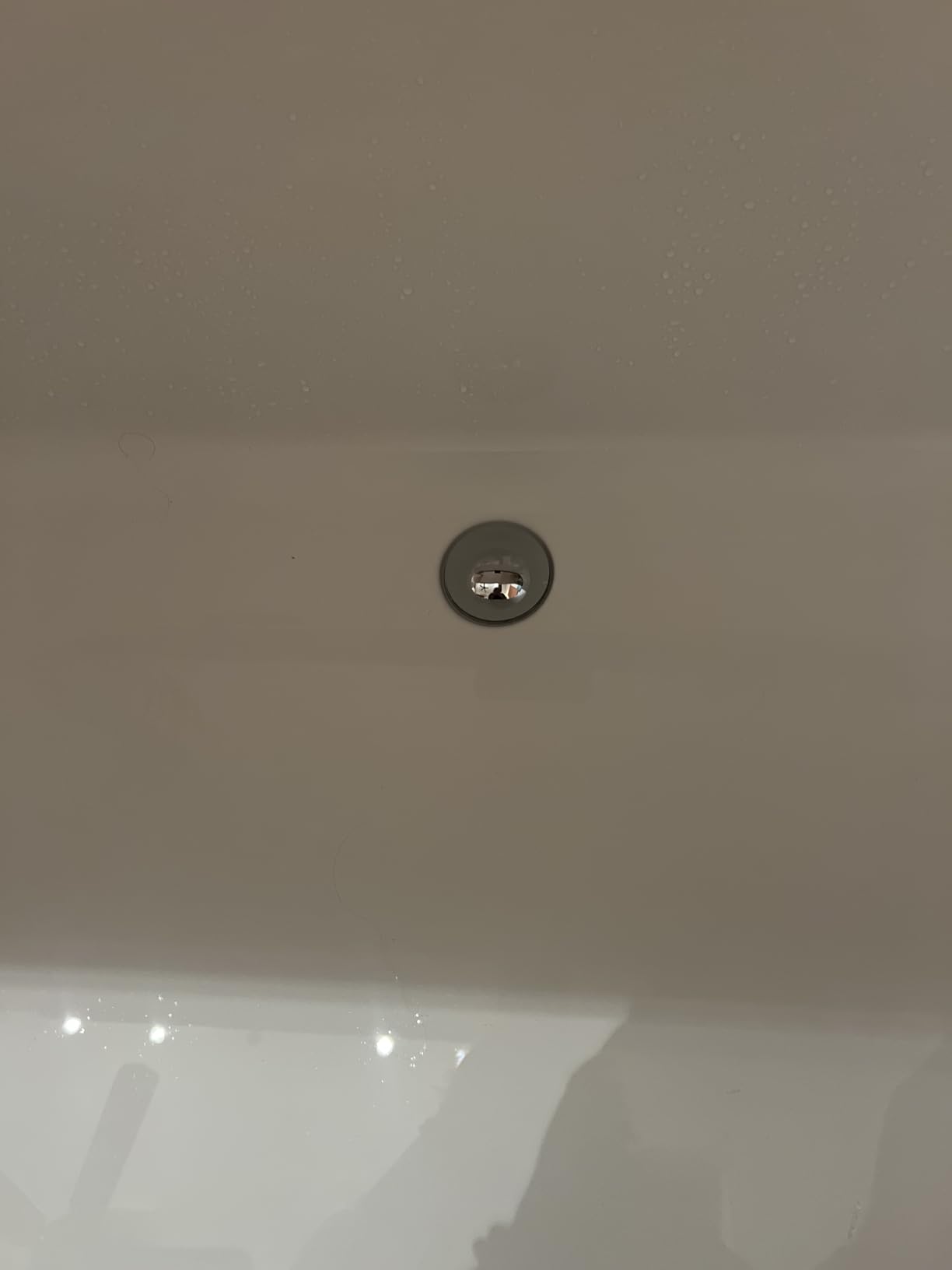 Anlige Bathtub Drain Stopper, Pop Up Tub Stopper and Cover, Bottom with Hair Catcher, Universal for 1.45 to 1.8 in Drain, Replaces Old Drain Plug, Chrome Silver customer photo 1