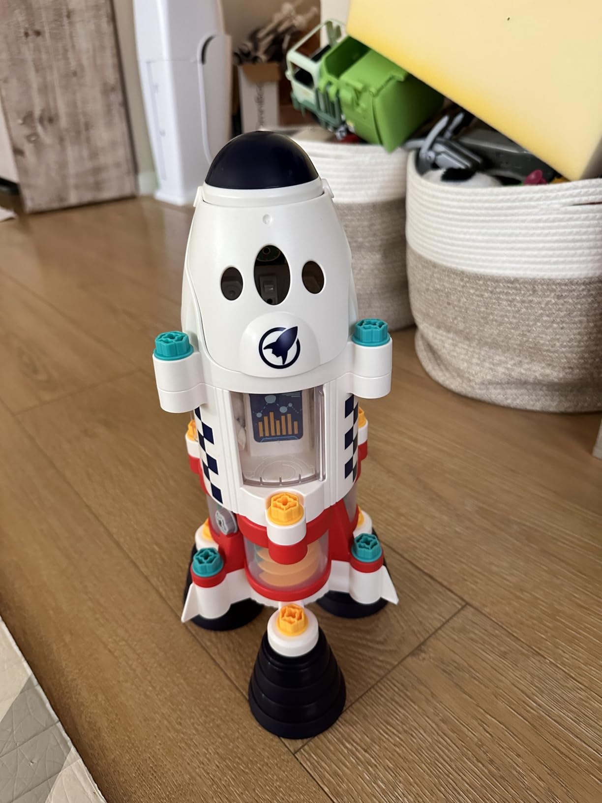 iPlay, iLearn Rocket Outer Space Toys, Kids Spaceship Playset with Space Shuttle, Electric Drill, 2 Astronauts, Educational STEM Take Apart Adventure Gift for 3 4 5 6 7 8 Year Old Boy Girl customer photo 1