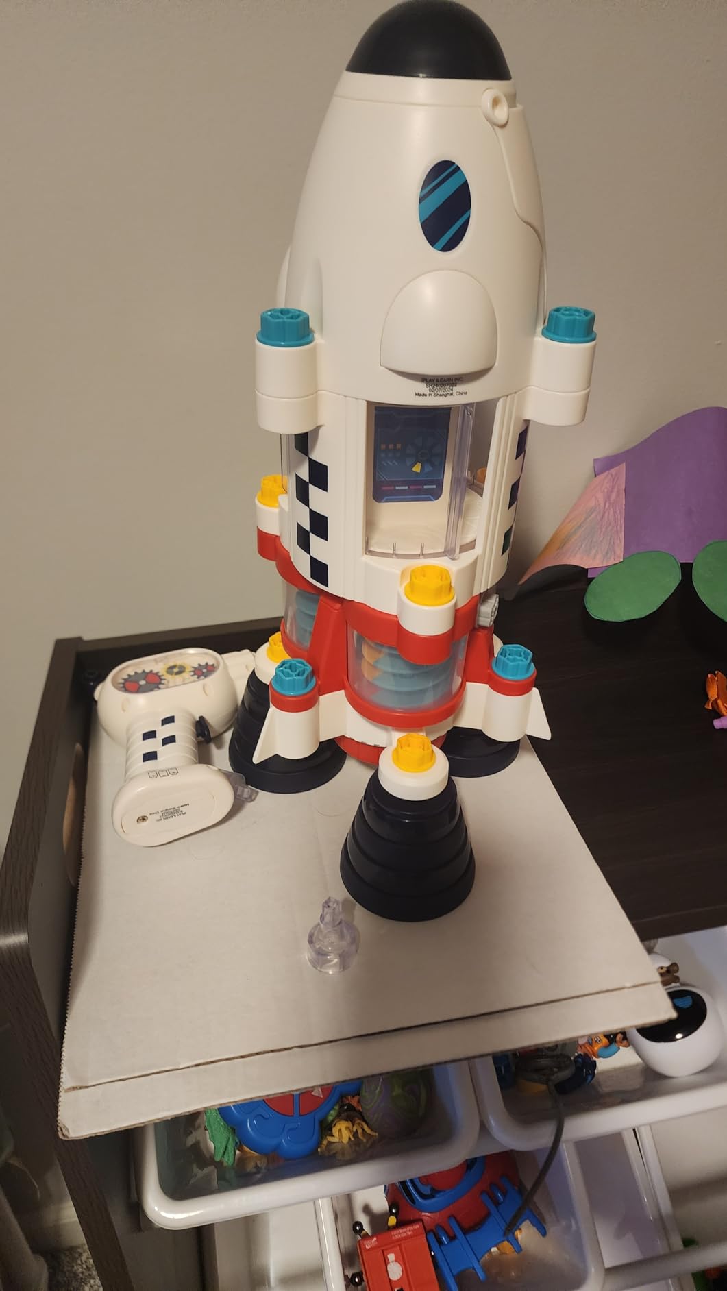 iPlay, iLearn Rocket Outer Space Toys, Kids Spaceship Playset with Space Shuttle, Electric Drill, 2 Astronauts, Educational STEM Take Apart Adventure Gift for 3 4 5 6 7 8 Year Old Boy Girl customer photo 2
