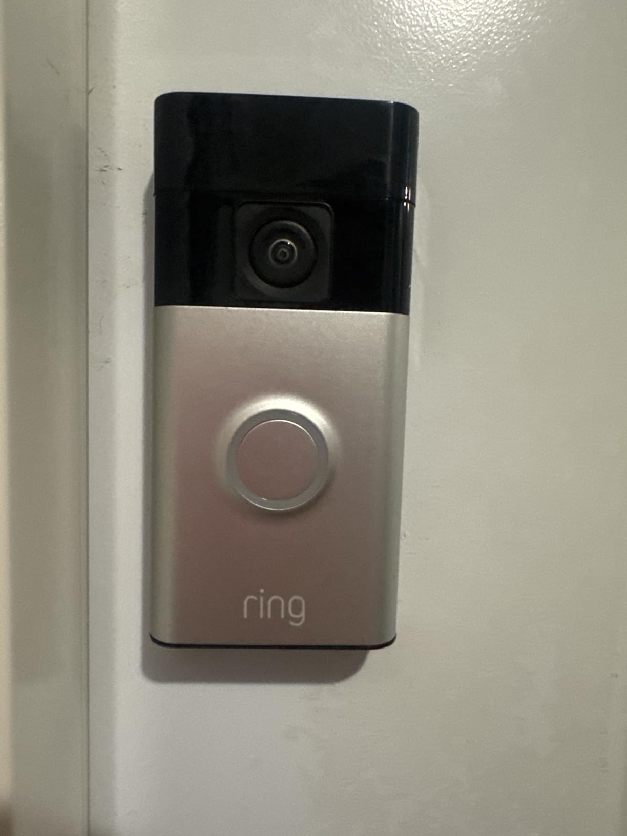 Ring Battery Doorbell, Home or business security with Head-to-Toe video, Live View with Two-Way Talk, and Motion Detection & Alerts, Satin Nickel customer photo 1