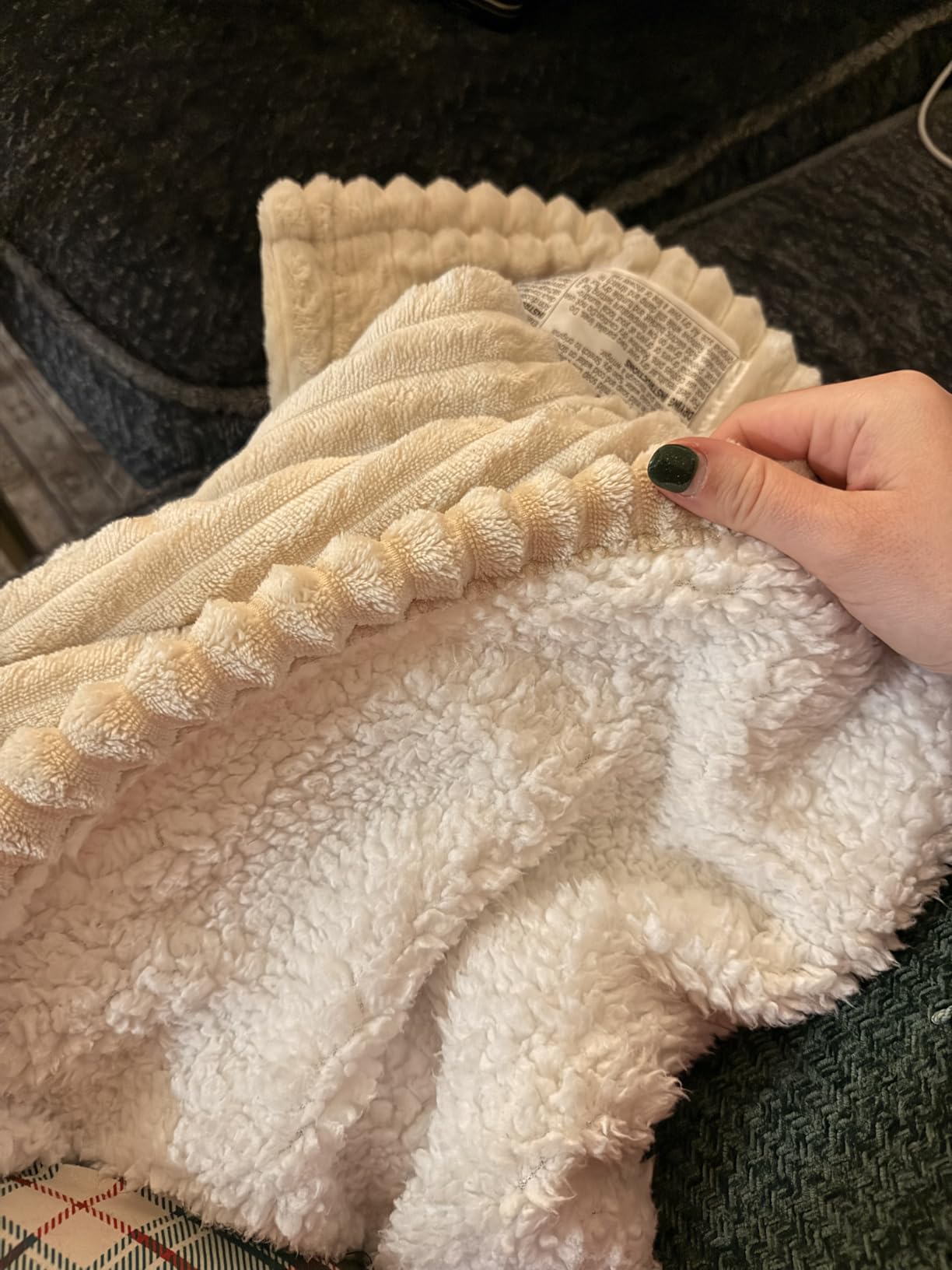 Bedsure GentleSoft Electric Blanket King Size - Soft Ribbed Flannel Heated Blanket with Dual Control, Heating with 10 Heat Settings & 10 Time Settings, 8 hrs Timer Auto Shut Off (90x100 inches, Grey) customer photo 2