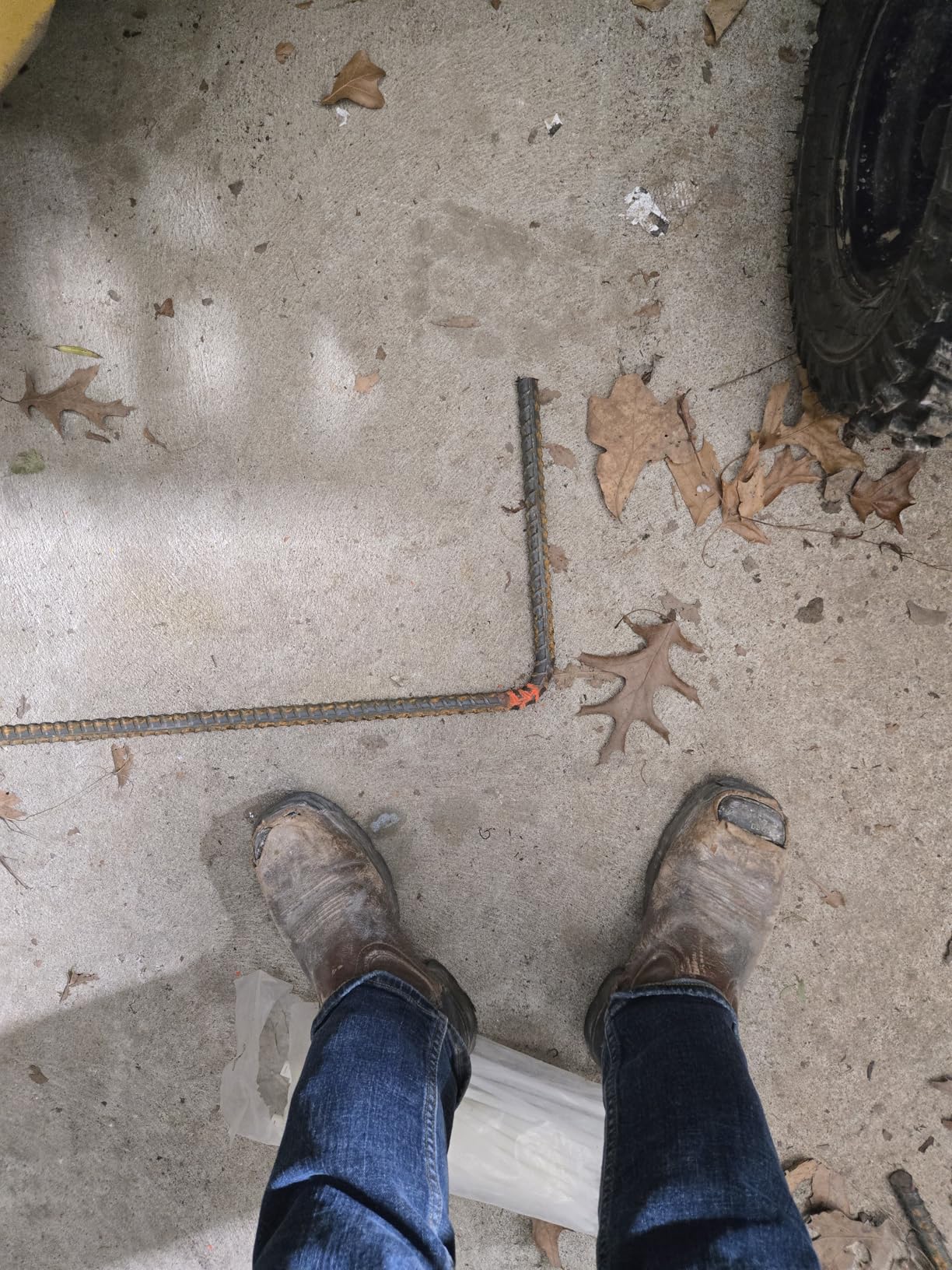 5/8 Inch Electric Rebar Bender 1100W Hydraulic Rebar Bending Machine Max16 mm Rebar within 2-2.5 s Easy Bending Rebar Steel Bar HRB-16 (Grey + Orange) customer photo 1