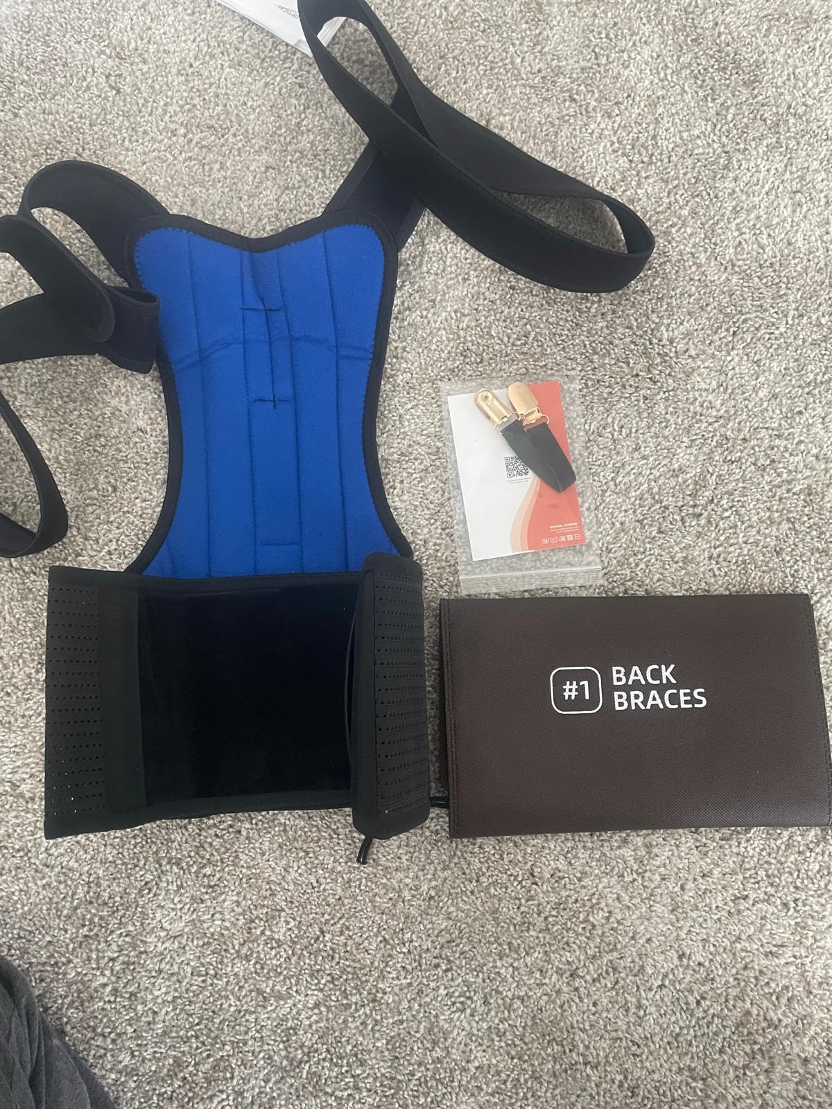 Upgraded Posture Corrector Back Brace for Men and Women, New Version Lumbar Support for Posture Improving and Pain Relief, Full Back Support for Neck, Shoulder, Waist Pain customer photo 1