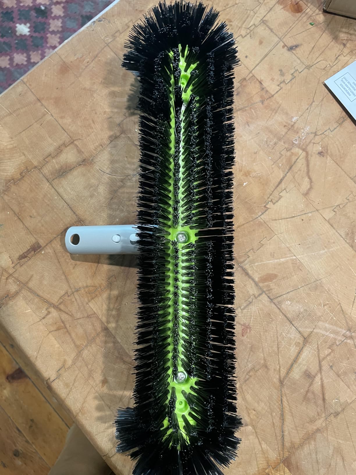 Swimming Pool Brush Head with Round Ends，17.5