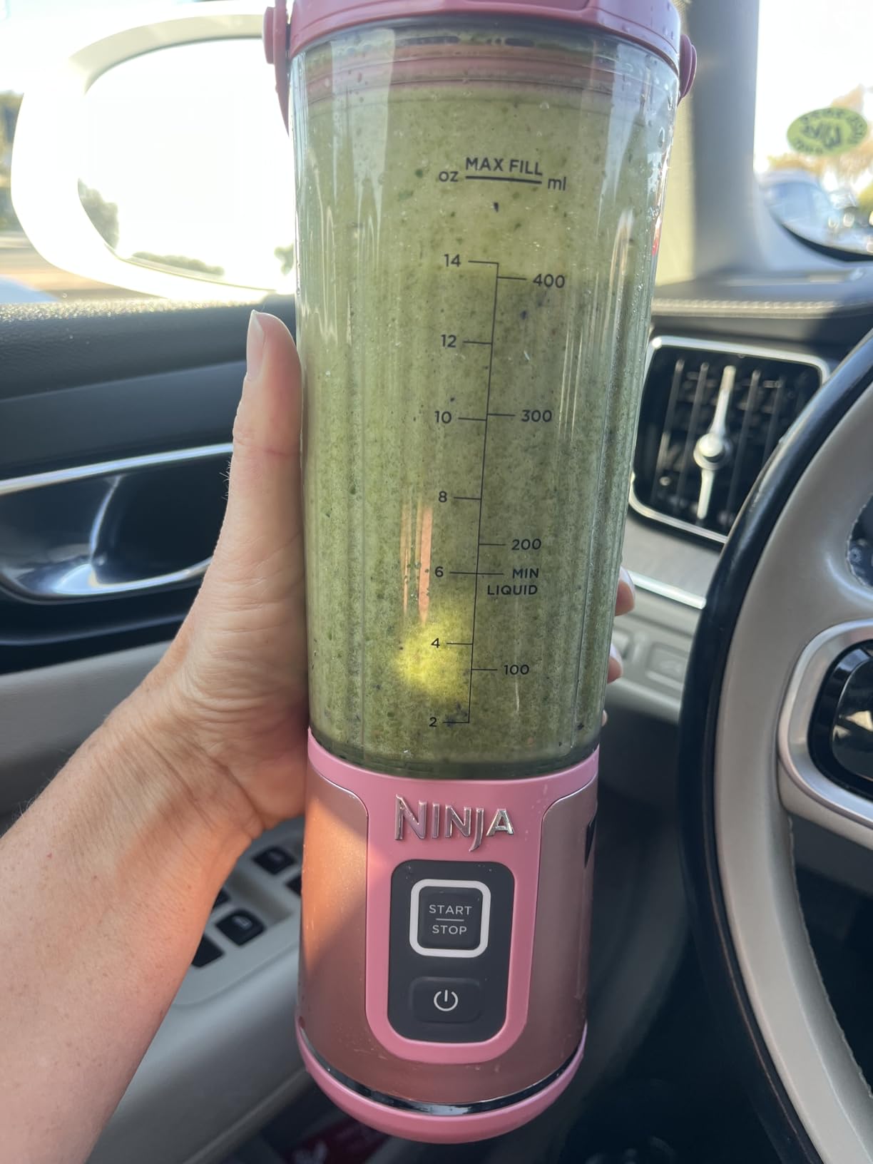 Ninja BC151BK Blast Portable Blender, Cordless, 18oz. Vessel, Personal Blender-for Shakes & Smoothies, BPA Free, Leakproof-Lid & Sip Spout, USB-C Rechargeable, Dishwasher Safe Parts, Black customer photo 1