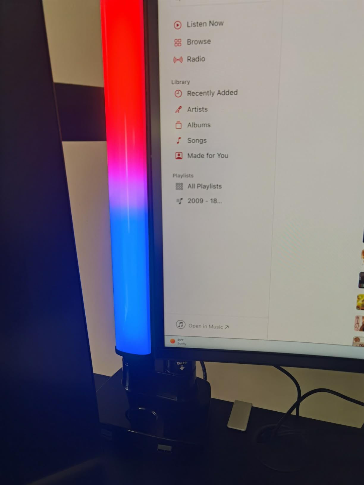 Barhootao RGB Light Bar, Smart LED Light Bar for Room, 16 Million Colors, Three Control Modes, Dynamic Music Sync Mode, 213 Preset Modes, USB Interface customer photo 2
