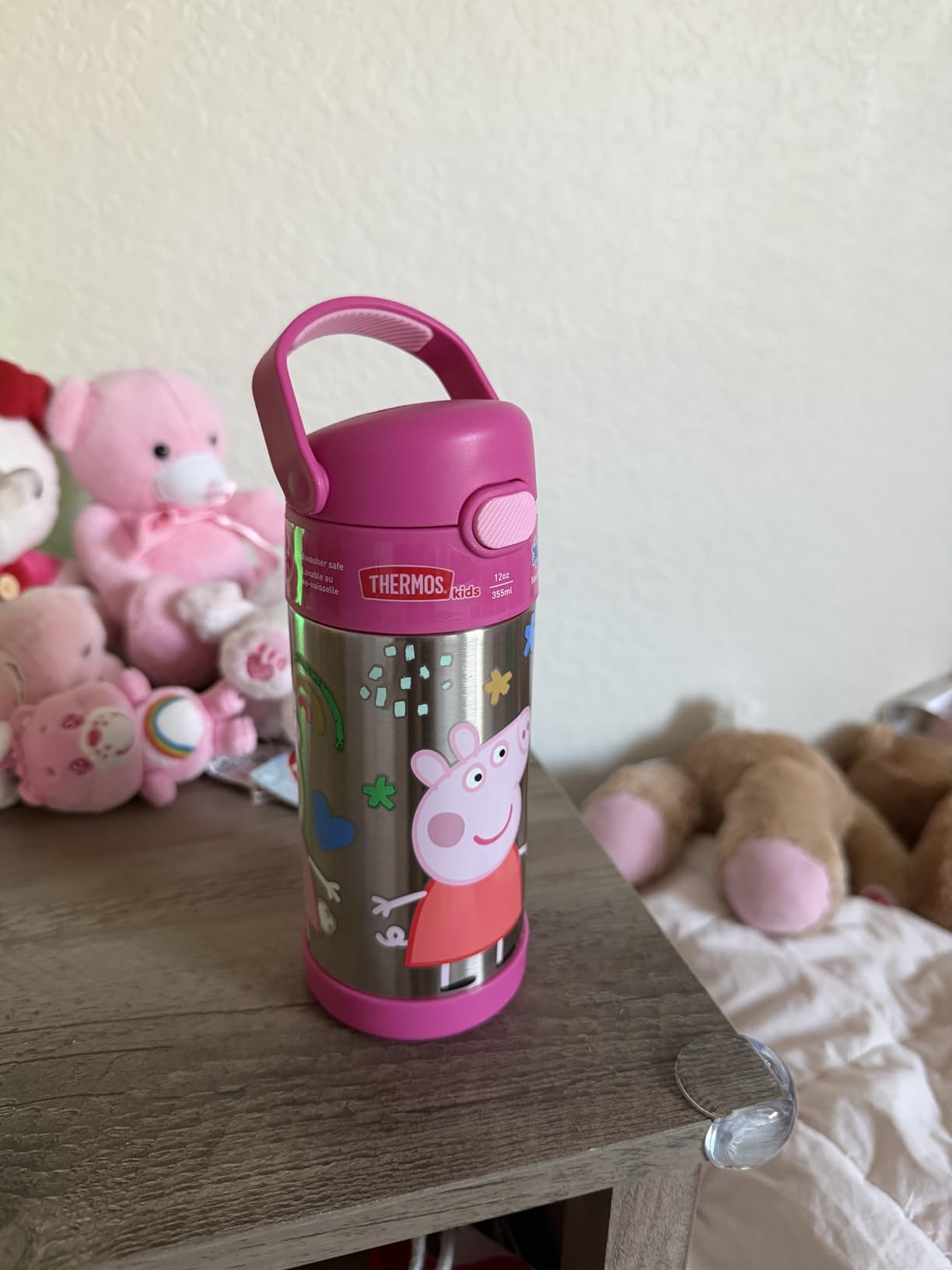 THERMOS FUNTAINER Water Bottle with Straw - 12 Ounce - Kids Stainless Steel Vacuum Insulated Water Bottle with Lid, Bluey customer photo 2