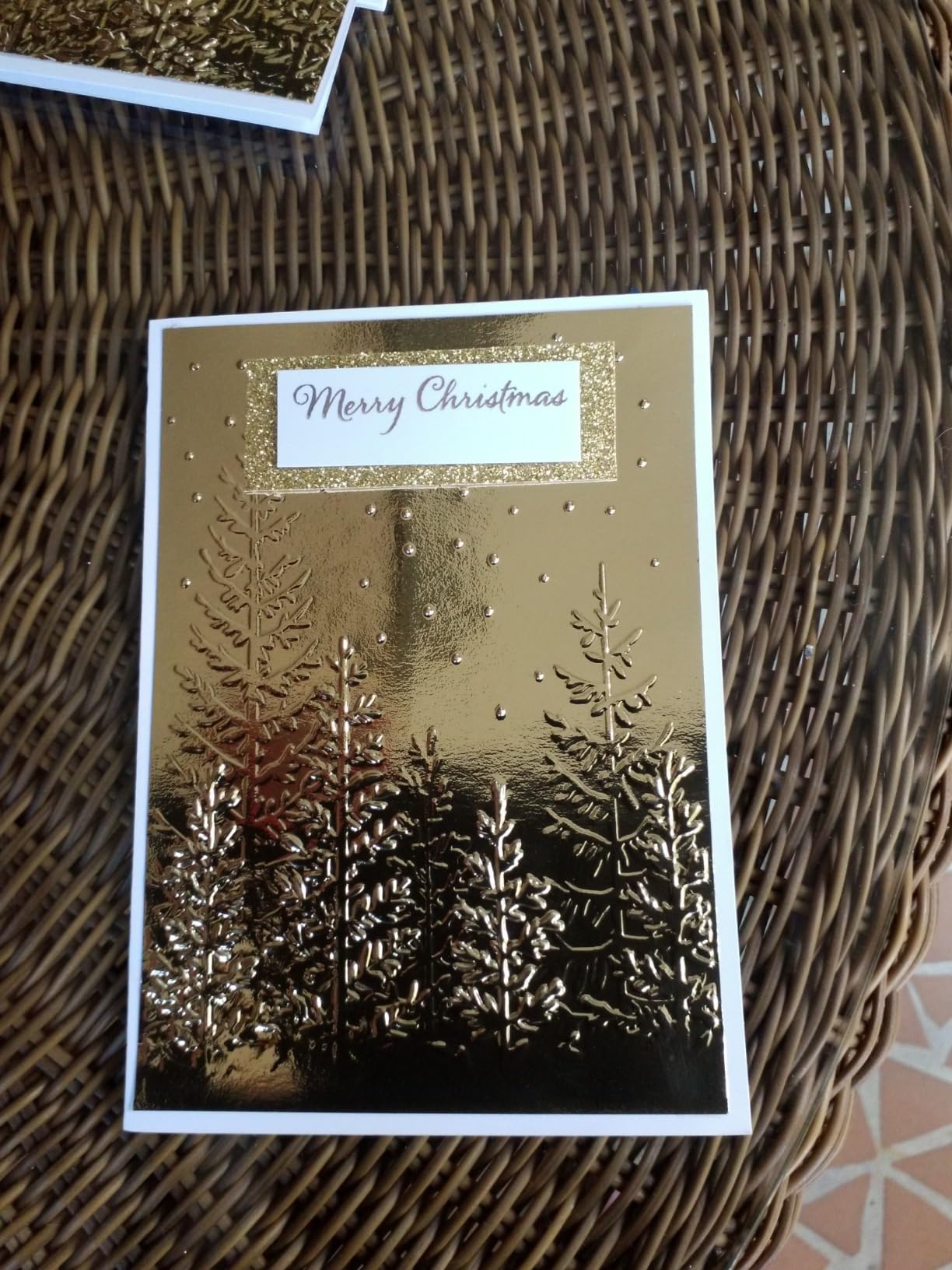 Kwan Crafts 3D Tree Woodland Background Plastic Embossing Folders for Card Making Scrapbooking and Other Paper Crafts 3050933 customer photo 1