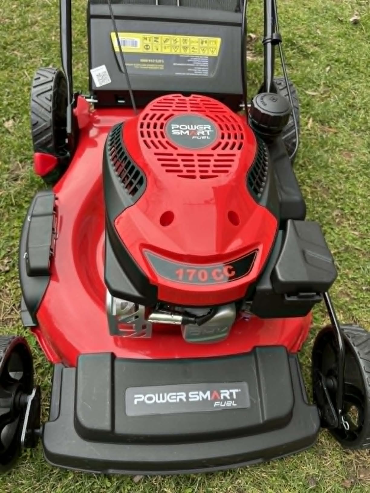 PowerSmart Self Propelled Gas Lawn Mower 21-inch with 170cc 4-Cycle OHV Engine, 3-in-1 Walk-Behind Lawn Mower with 5 Adjustable Heights customer photo 2