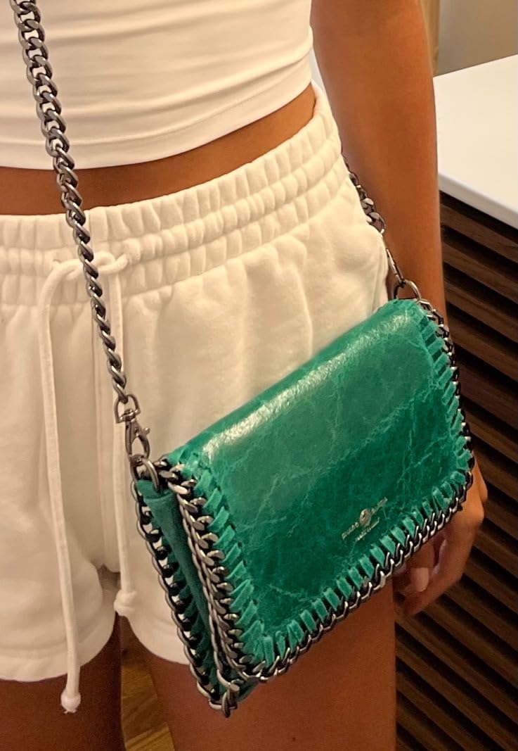 Premium Italian Leather Handmade in Florence, Italy. Small Crossbody Bag for Women with a Detachable Strap Made in Italy. customer photo 1