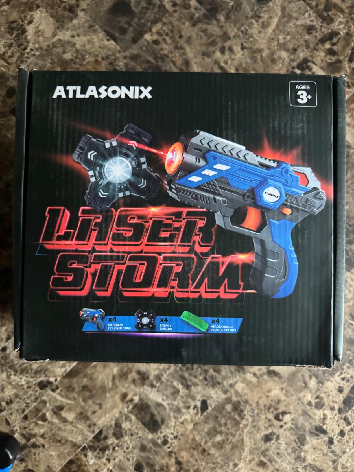 Laser Tag Guns Set of 4 - Kids Laser Tag Set of 4, Lazershooting Set with Vests, Christmas & Birthday Gift for Kids & Adults, Fun Outdoor Indoor X Blaster Experience Ages 3+ customer photo 2