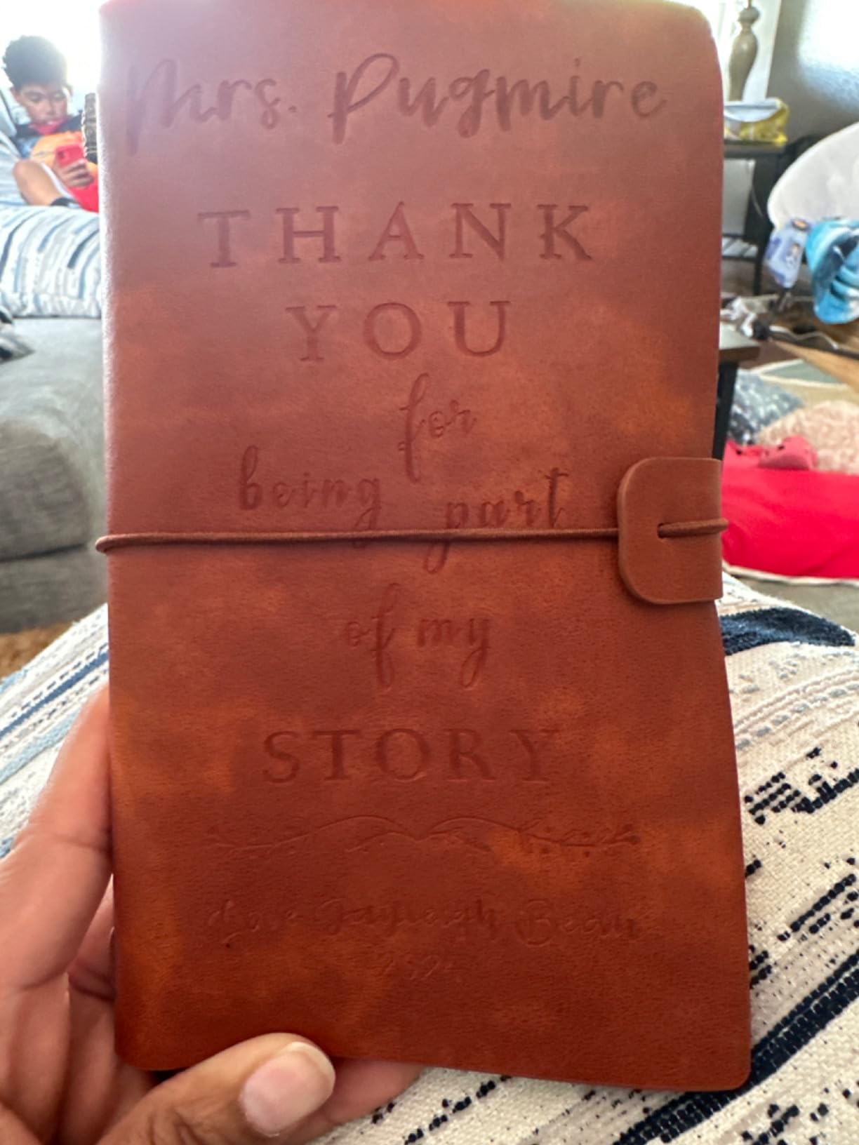 Personalized Engraved Leather Journal for Graduate, Personalized Graduation Gift for Her Him, Journal for Graduation, Engraved Journal for High School College Graduation Gifts customer photo 1