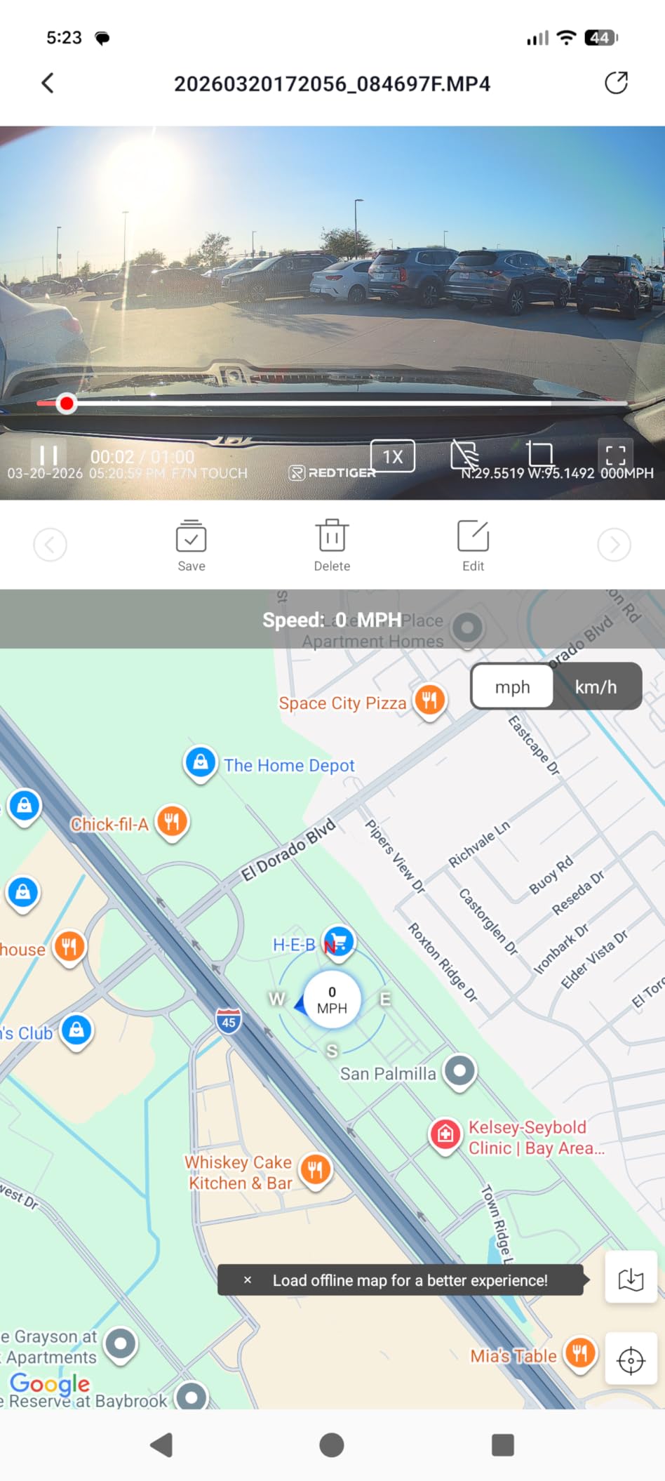 REDTIGER 4K STARVIS 2 Dash Cam Front and Rear, 5GHz WiFi 20MB/s Download, 128GB Card Included, Voice Control, Dash Camera for Cars with 3.18 Inch Touch Screen, GPS, Loop Recording, Parking Mode (F7N Touch) customer photo 2