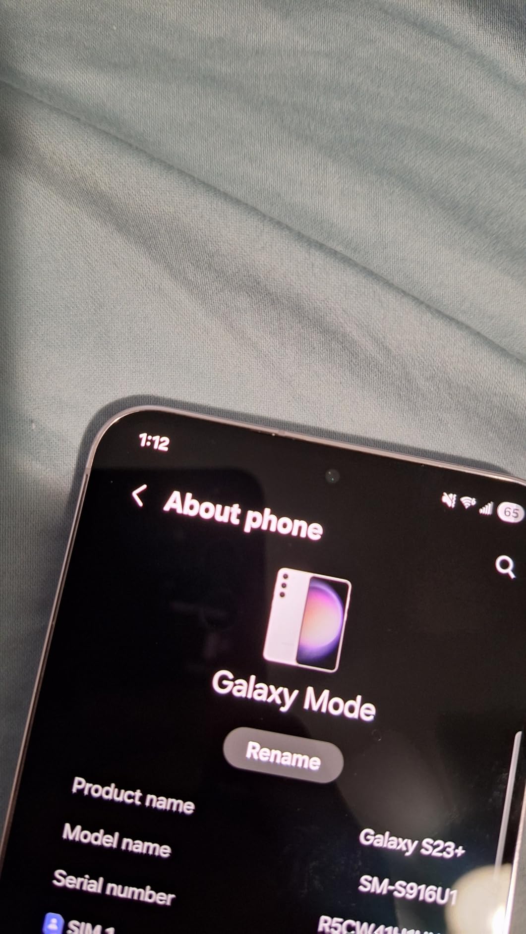 Samsung Galaxy S23+ Plus 5G, US Version, 256GB, Lavender - Unlocked (Renewed) customer photo 1