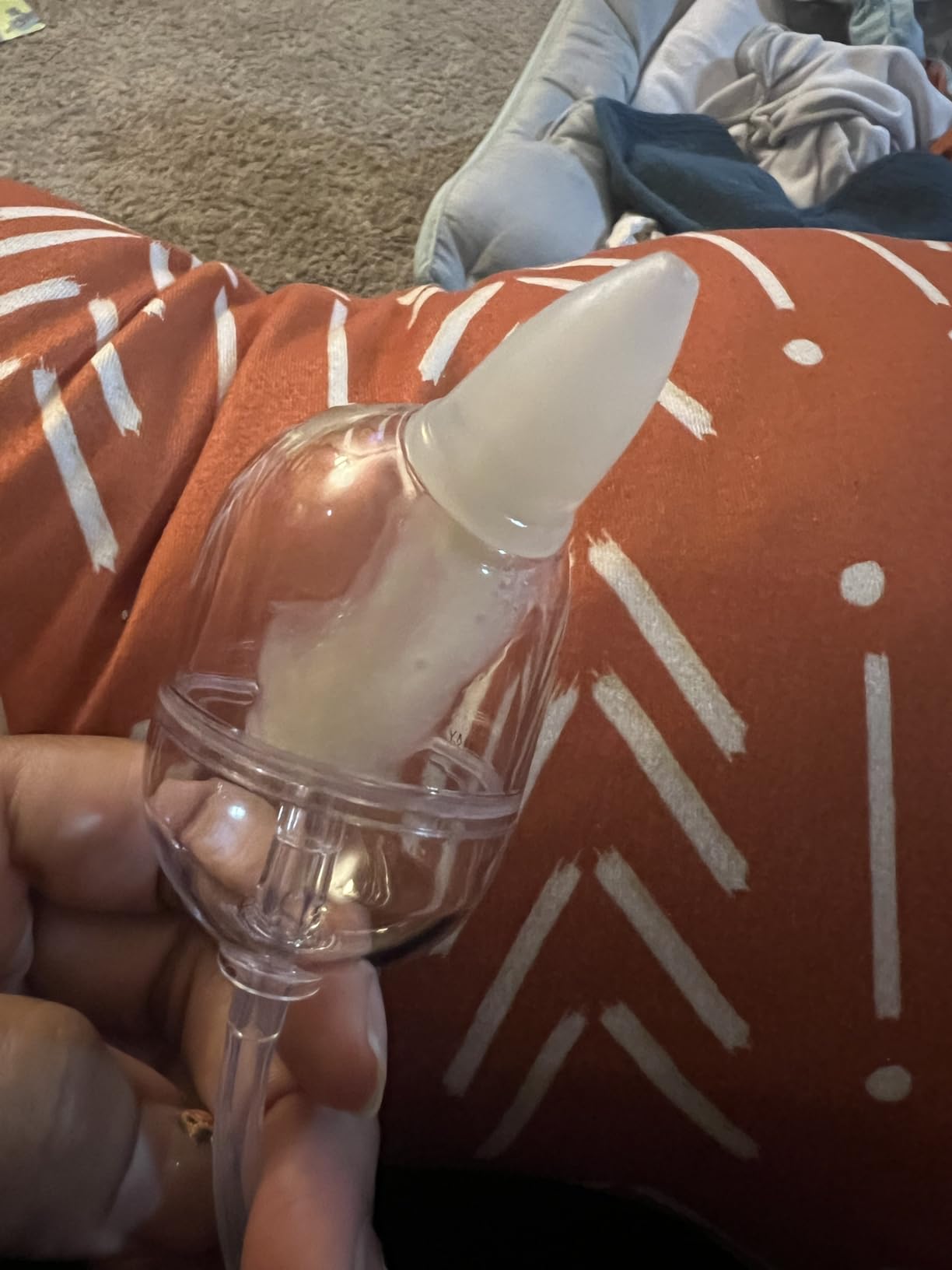 X-Bosak Electric Baby Nasal Aspirator - Hospital Grade Mucus Remover with 9 Suction Levels, USB-C Rechargeable, Night Light & Nursery Rhymes, BPA-Free Silicone Tips customer photo 2