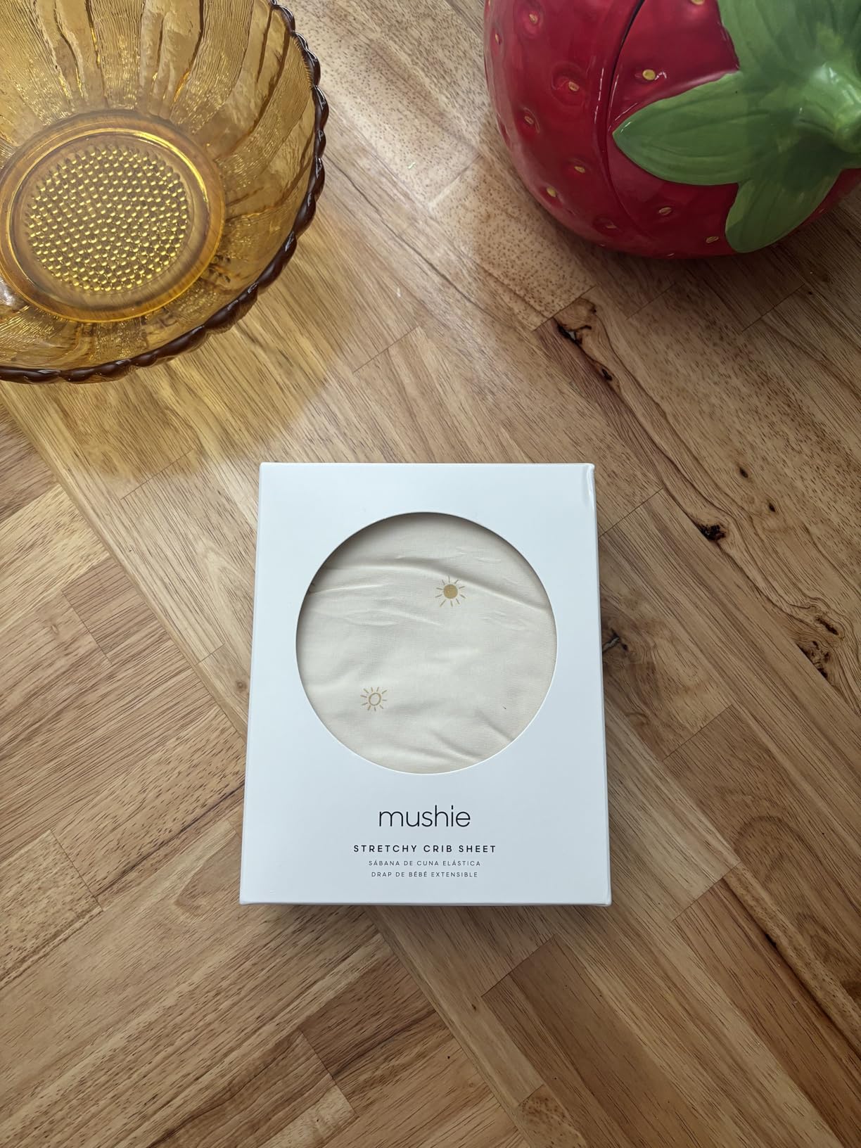mushie Stretchy & Soft Crib Sheet | Fitted 28