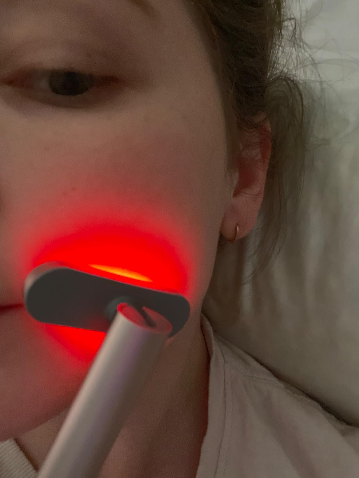 Led-Face-Wand, 7 in 1 LED Light Therapy Facial Red & Blue Rejuvenation Tool customer photo 1