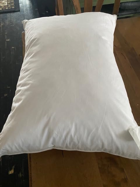 BHZ Goose Down Feather Pillows Queen Size - Hotel Collection Bed Pillows for Sleeping Medium Firm Soft Support Pillow for Side and Back Sleepers with Breathable Cover customer photo 2