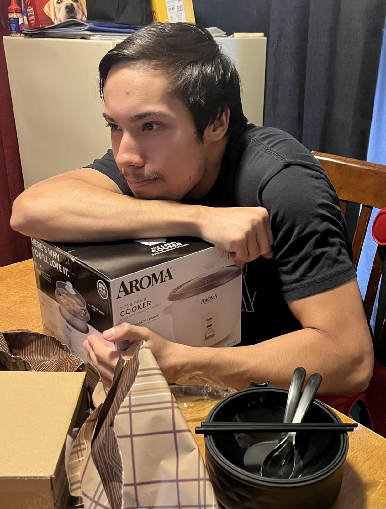 AROMA 3-Cup (UnCooked) / 1.5Qt / 6-Cup Cooked Rice & Grain Cooker (ARC-743-1NGOR) customer photo 2