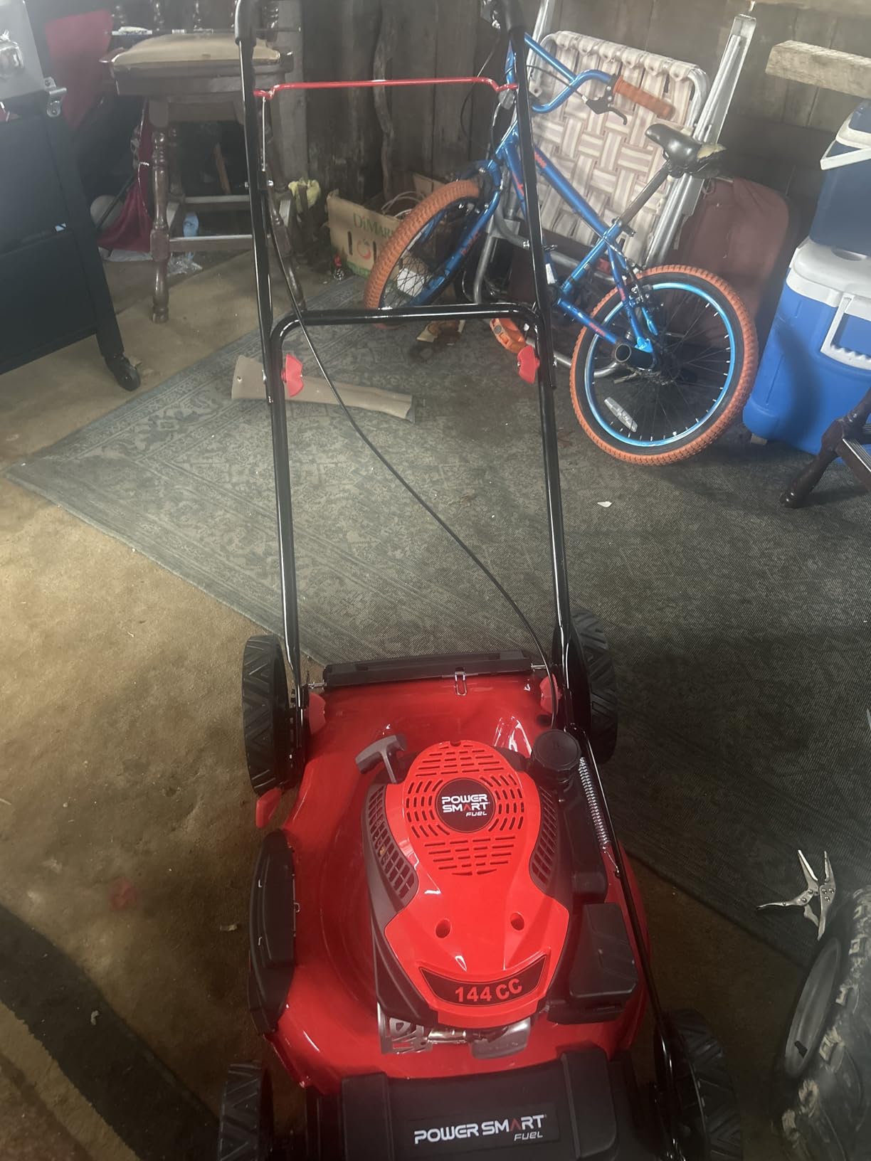 PowerSmart EasyGlide 21-Inch Gas Lawn Mower, 144cc 4-Stroke OHV Engine, Push Walk-Behind, 3-in-1 Mulch/Bag/Side Discharge, Steel Deck, 6 Height Adjustment customer photo 2