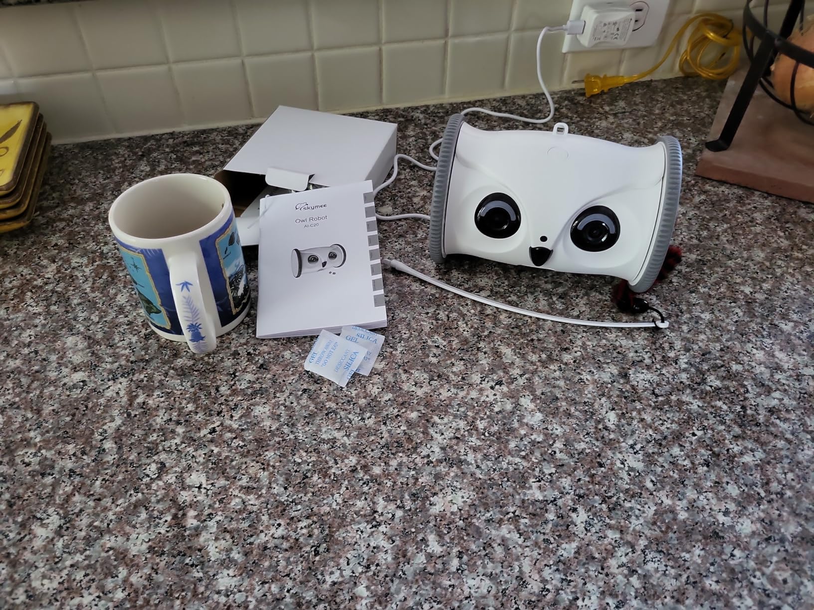 Owl Robot 1080P Full HD Pet Camera with Treat Dispenser, Interactive Toy for Dogs and Cats, Full House Mobile Monitoring via App, 2 Way Talk, No Monthly Fee customer photo 2