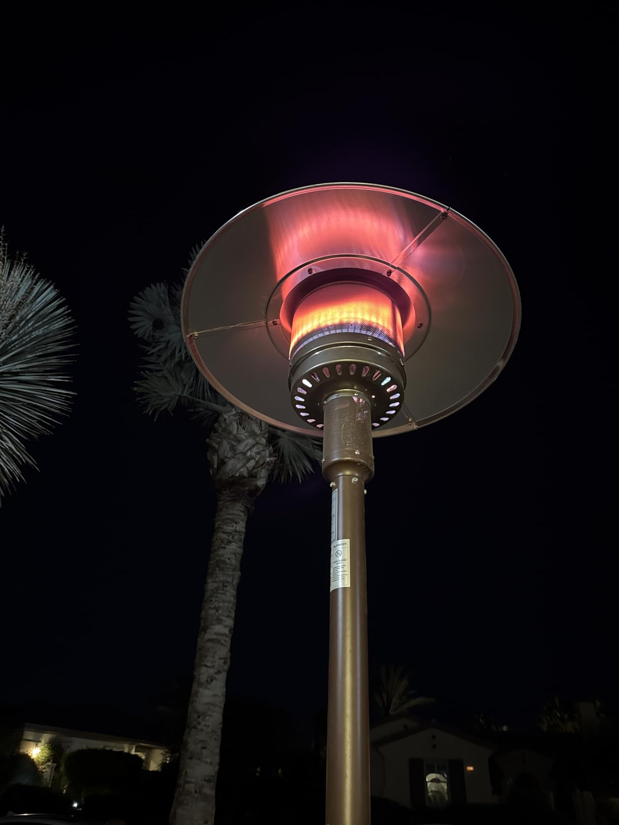 EAST OAK 50,000 BTU Patio Heater for Outdoor Use with Round Table Design, Double-Layer Stainless Steel Burner, Wheels, Triple Protection System, Outdoor Heater for Home and Residential, Black customer photo 2