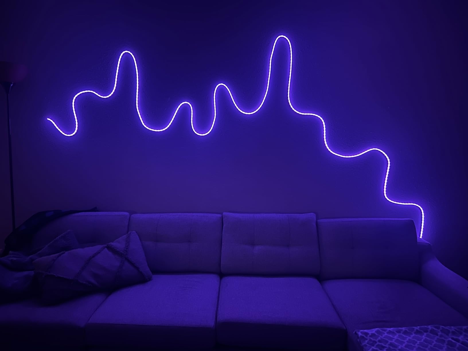 AILBTON 20Ft Neon Rope Lights, Flexible Led Rope Lights Control with App/Remote, Multiple Modes Music Sync Gaming RGB Led Neon Lights for Bedroom Outdoor customer photo 2