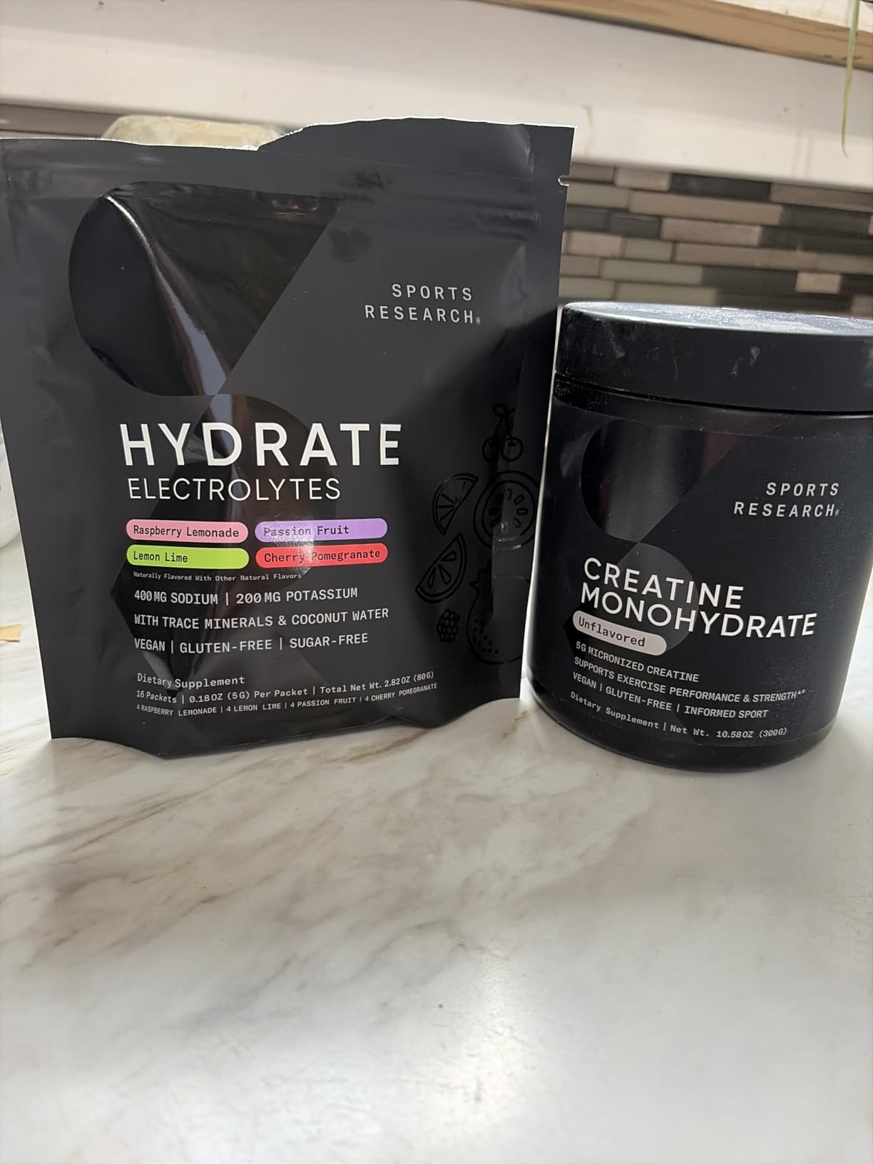 Sports Research Creatine Monohydrate - Gain Lean Muscle, Improve Performance and Strength - 5 g Micronized Creatine customer photo 2