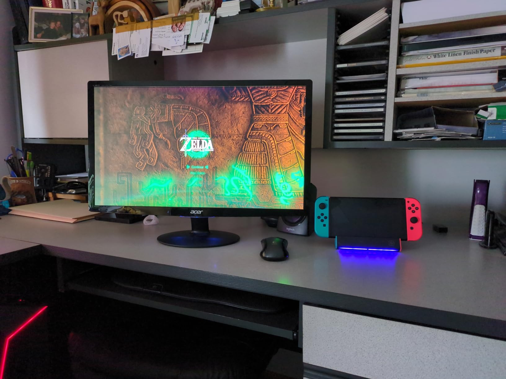 Switch Dock, TV Dock Station for Switch/Switch OLED，with 4K@60Hz HDMI Output/Type C Port/USB 3.0 Port for Nintendo Switch Dock（Incompatible with Nintendo Switch 2） customer photo 1
