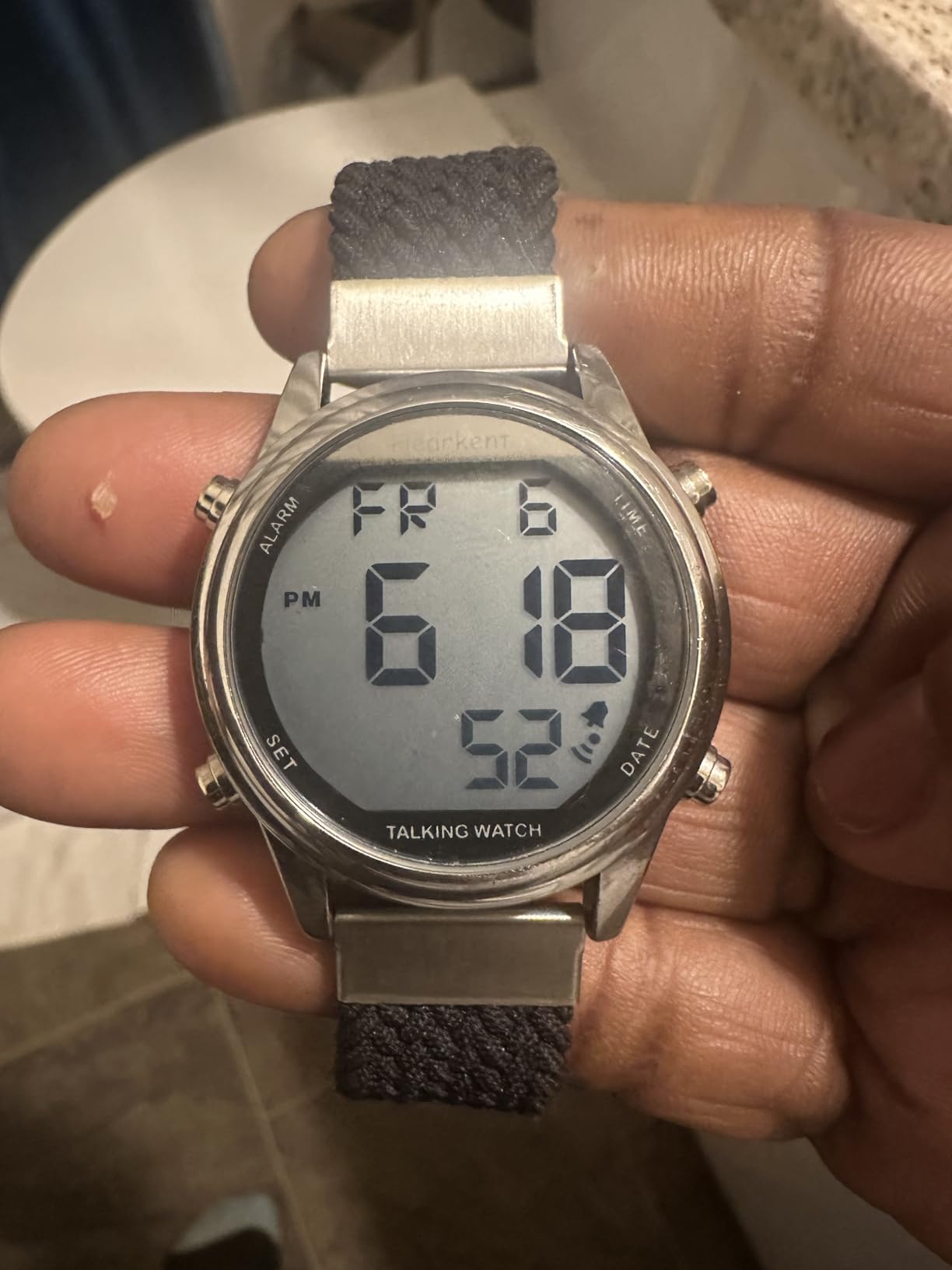 Hearkent Digital Talking Watch for Ladies with American Accent Voice LCD Big Numbers Watch for Visually impaired, Elderly or Blind People customer photo 1