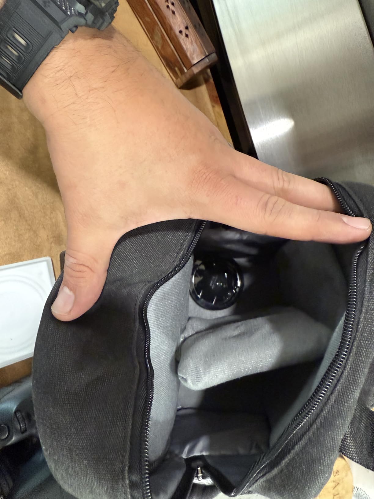 Cwatcun Camera Sling Bag Crossbody Small Camera Case, Lightweight DSLR/SLR/Mirrorless Photography Bag with Tripod Holder and Rain Cover customer photo 2