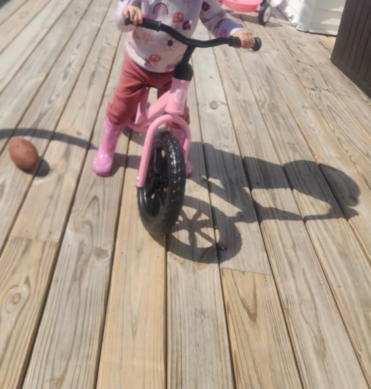 Bobike Toddler Balance Bike Toys for 2 to 5 Year Old Girls Boys Adjustable Seat and Handlebar No-Pedal Training Bike Best Gifts for Kids customer photo 2