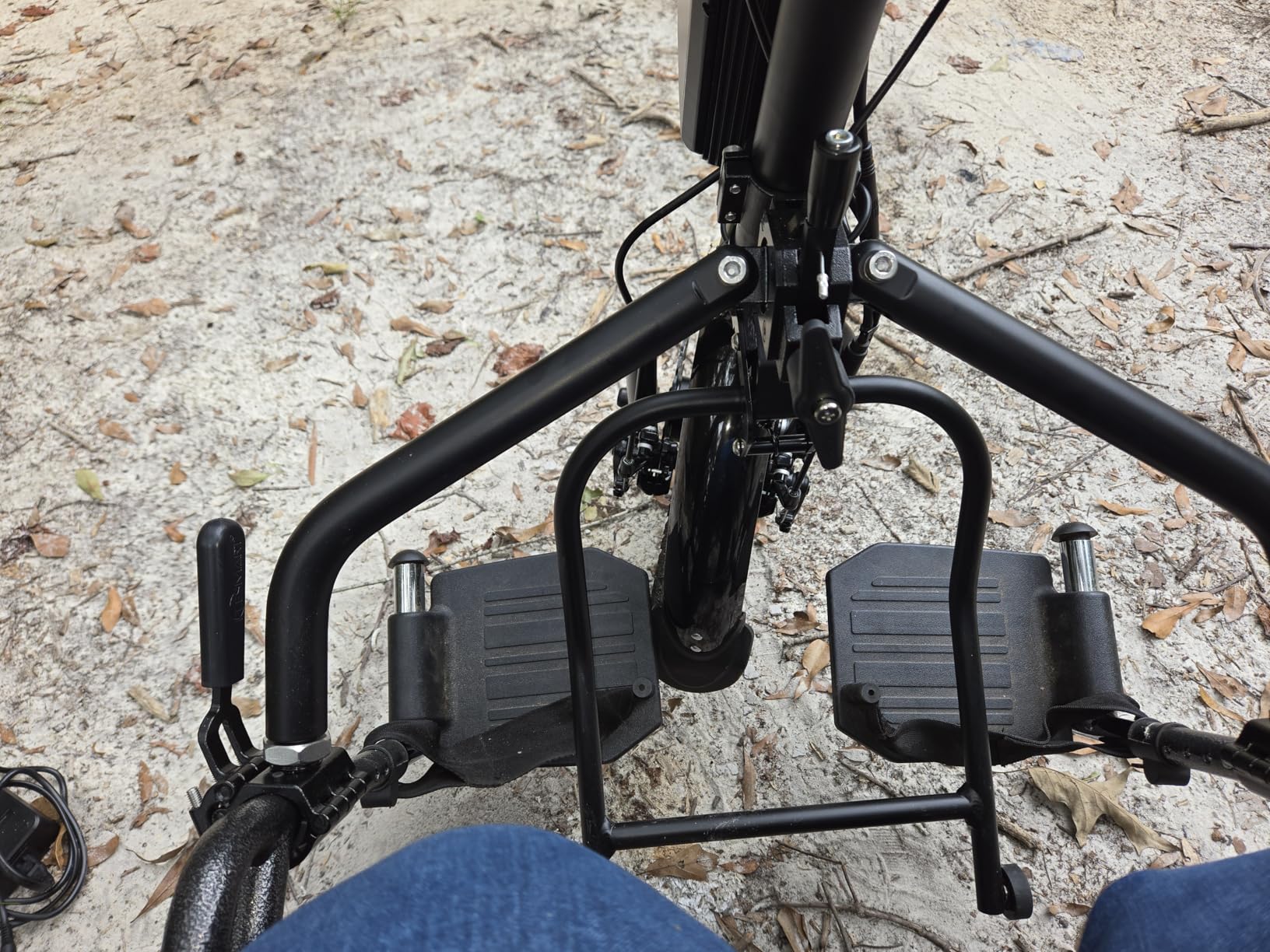 500W Electric Handcycle Wheelchair Attachment, Wheelchair Power Attachment Lightweight, Electric Handbike Hand Cycle, Wheel Chair Tractor Pull Device Portable, 16inch Wheels, 36V 14Ah Lithium Battery customer photo 1