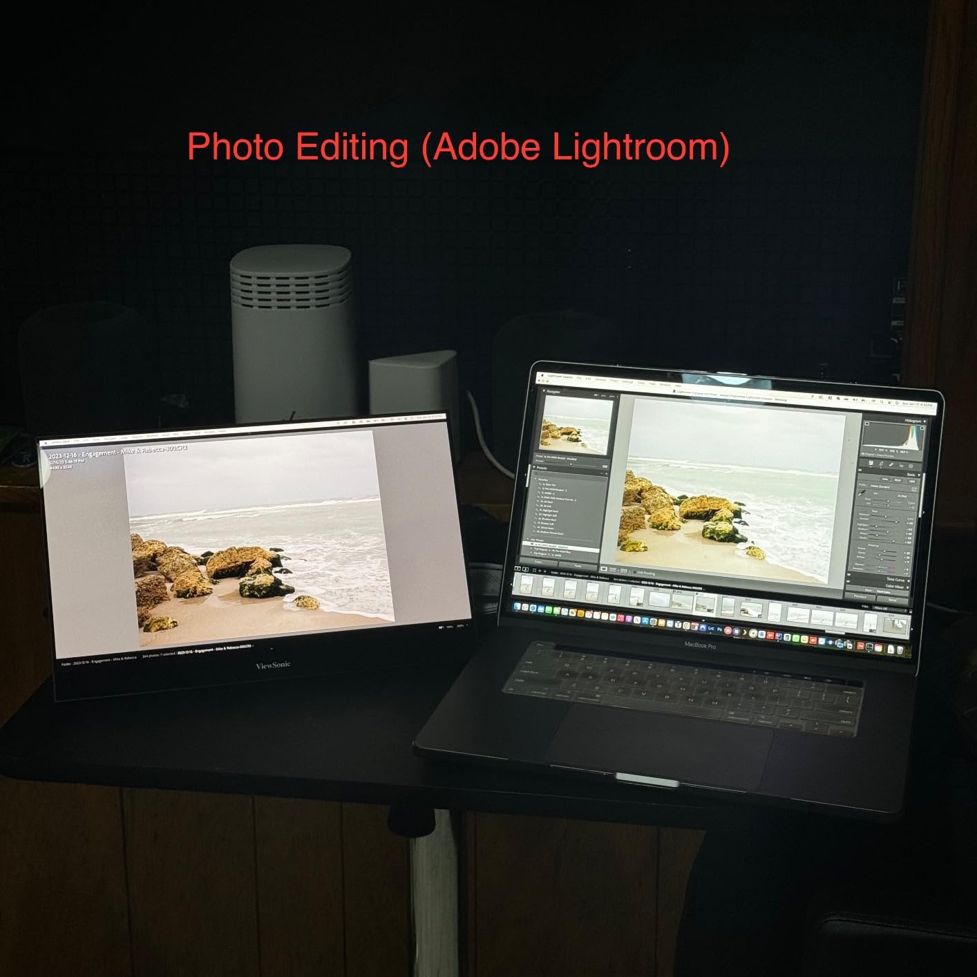 ViewSonic VX1655 15.6 Inch 1080p FHD Portable LED IPS Monitor with 2 Way Powered 60W USB C, Mini HDMI, Dual Speakers, and Built-in Stand with Tripod Mount customer photo 2