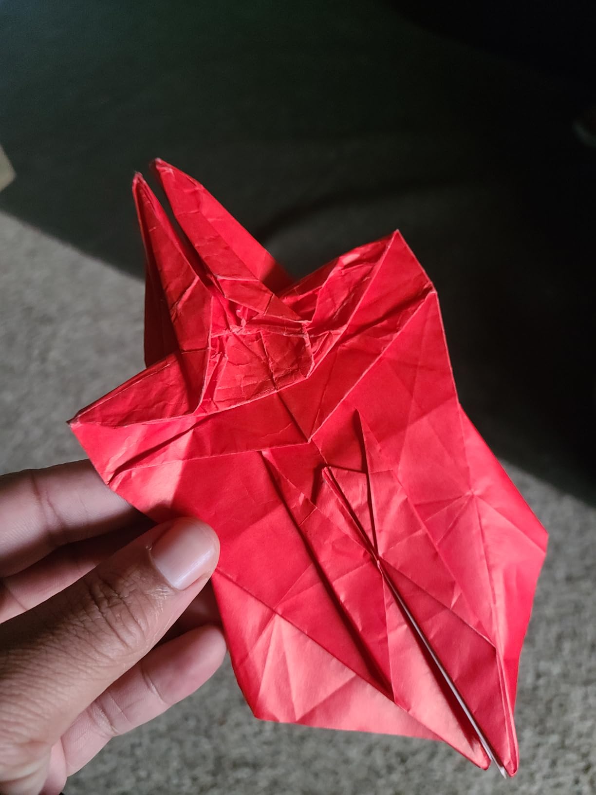 [Taro's Origami Studio] Jumbo 13.75 Inch / 35cm One Sided Single Color 25 Sheets Square Easy Fold Premium Japanese Paper (Made in Japan) customer photo 1