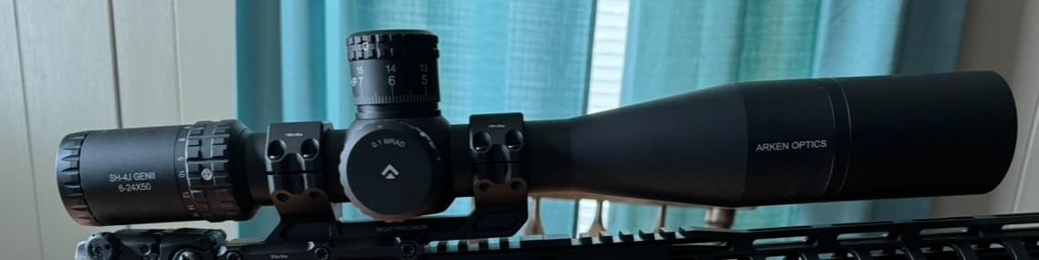 Arken Optics SH4J 6-24x50 FFP Rifle Scope with 34mm Tube and AZS Zero Stop customer photo 2