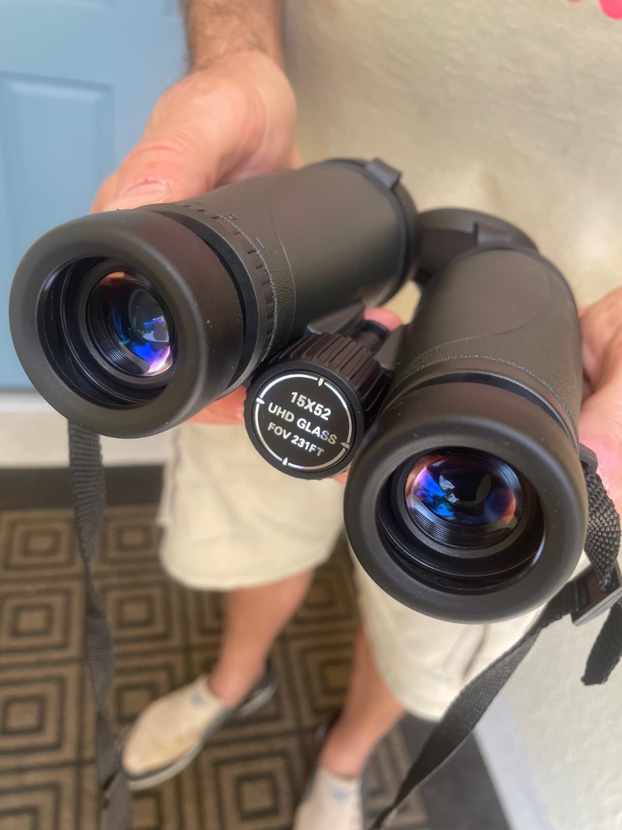 15x52 HD Binoculars for Adults High Powered with Upgraded Phone Adapter - Large View Binoculars with Clear Low Light Vision - Lightweight Waterproof Binocular for Bird Watching Travel Hunting Cruise customer photo 1