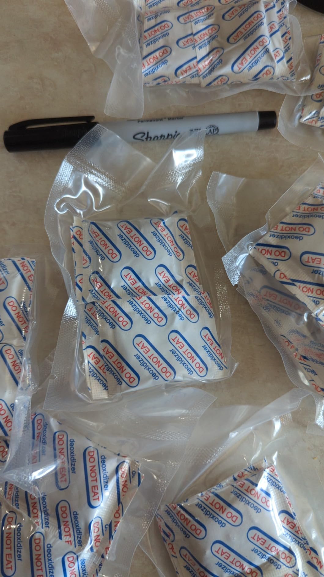 200 Packs 500CC Food Grade Oxygen Absorbers (10 Packs x 1 Vacuum Bag) - Long Term Food Storage O2 Absorbers customer photo 2