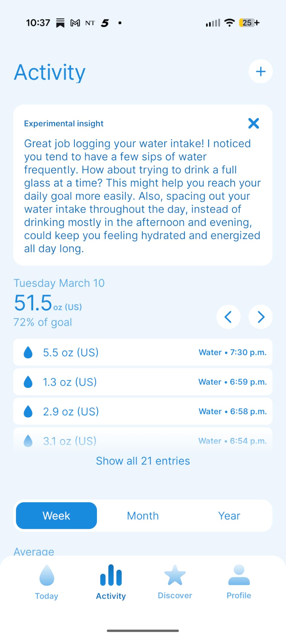 BOOST Smart Water Bottle with Reminder & Tracker, Double Wall Vacuum Insulated Bottles Stainless Steel, 32oz BPA-Free Wide Mouth customer photo 1