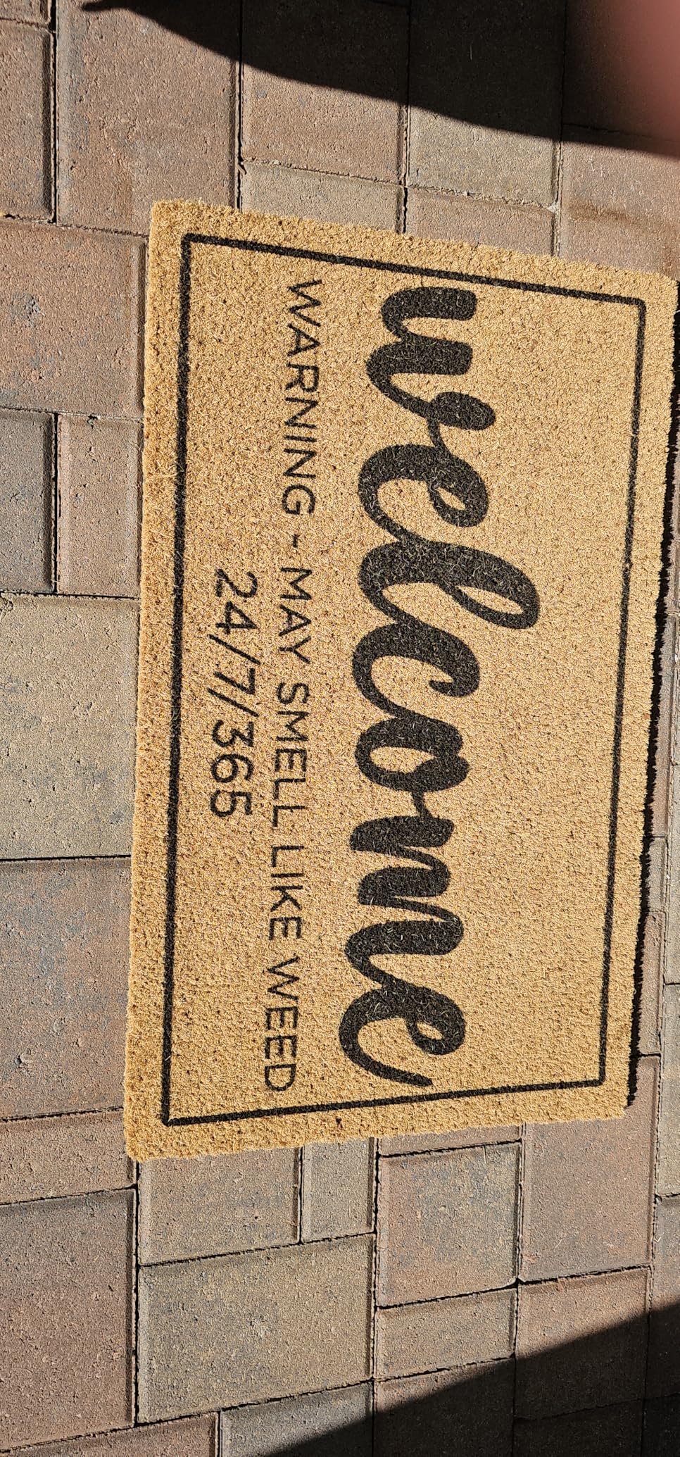 GIFTBYGIFTY Custom Welcome Doormat with Family Name & 6 Designs, Personalized DoorMats, Housewarming Gift - Door Mat with Anti-Slip Backing customer photo 2