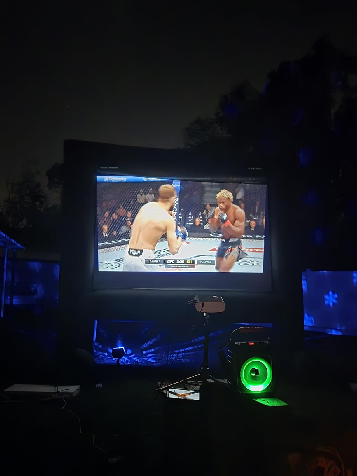 HWWR Karaoke Machine, Pro Karaoke Speaker with 2 Wireless Microphones, Portable Design 5.3 Bluetooth for Adults Kids Gifts with DJ Lights for Home Party, Outdoor Events, Supports FM/USB/AUX/REC/TF customer photo 1